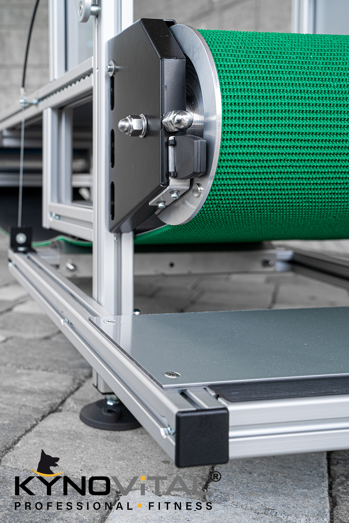 40000_kynovital_laufband_mit_fussbremse_5 Fußbremse