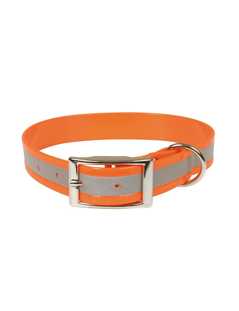 Biothane Halsband orange REFLEKT