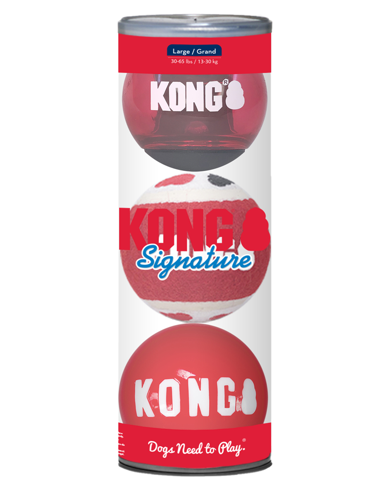 KONG Signature Bälle, 3er Set