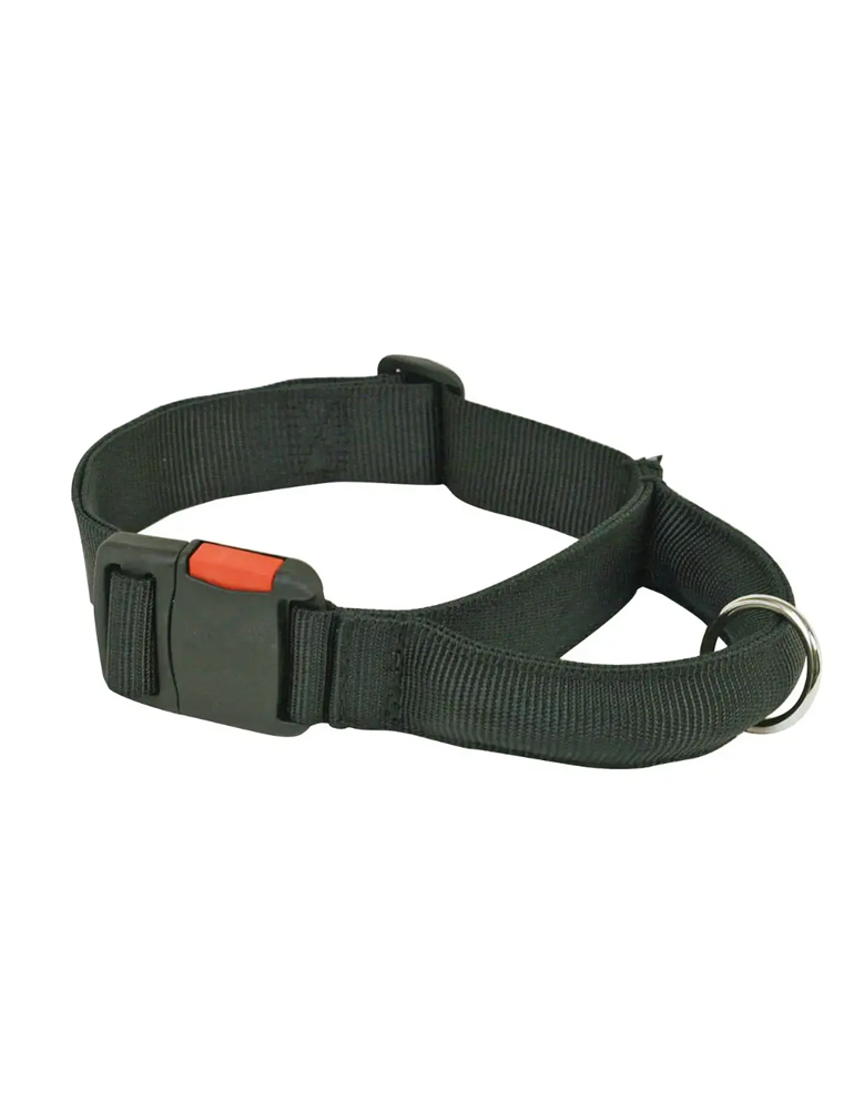 Halsband mit Griff 50/75cm schwarz Halsband mit Griff 50/75cm schwarz