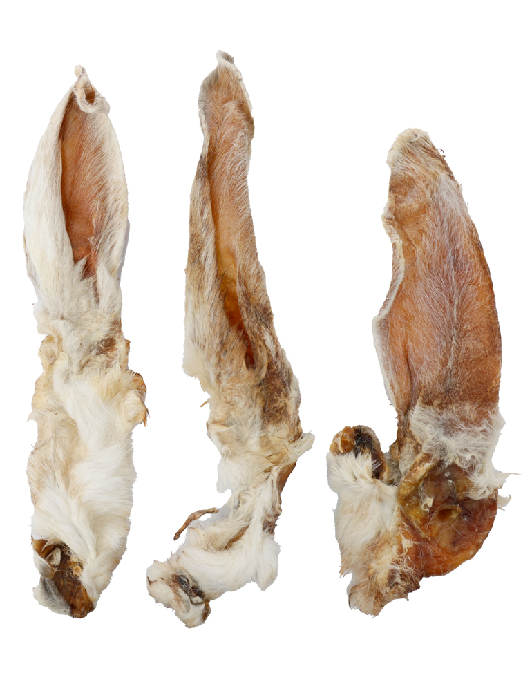 Kaninchenohren mit Fell 200g