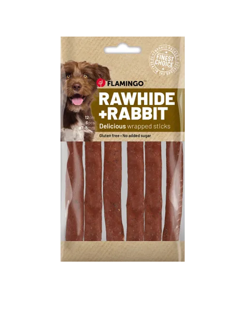 R'Hide Kaustangen Kaninchen 6 Stk R'Hide Kaustangen Kaninchen 6 Stk
