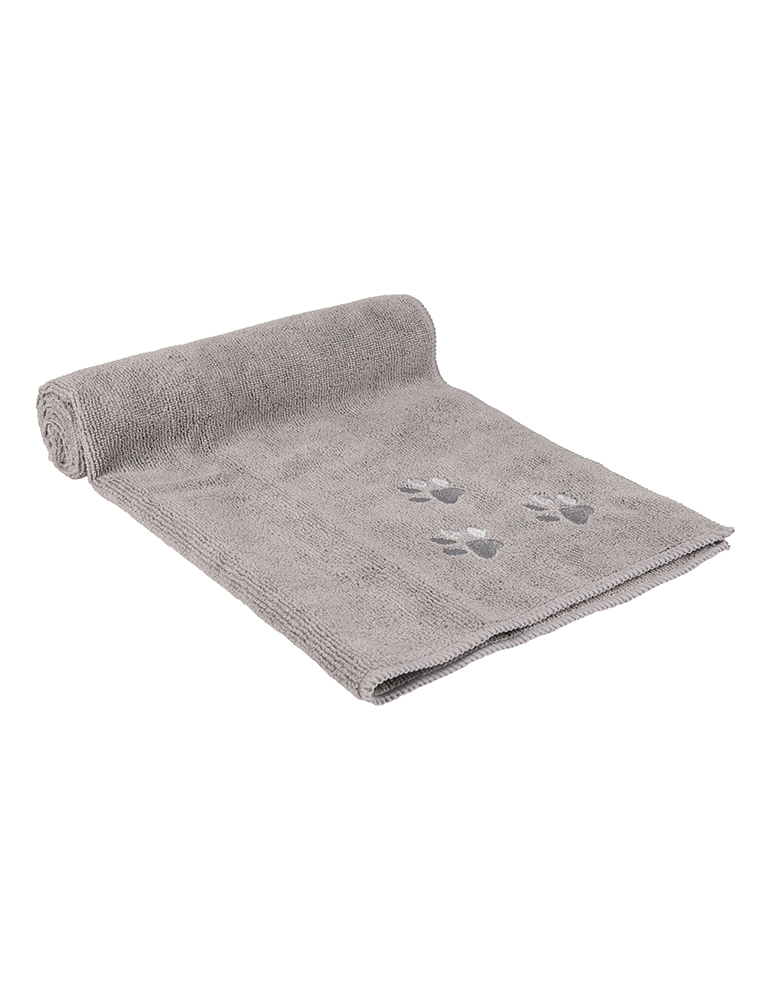 Handtuch Microfaser mit Pfotenmuster Handtuch Microfaser mit Pfotenmuster