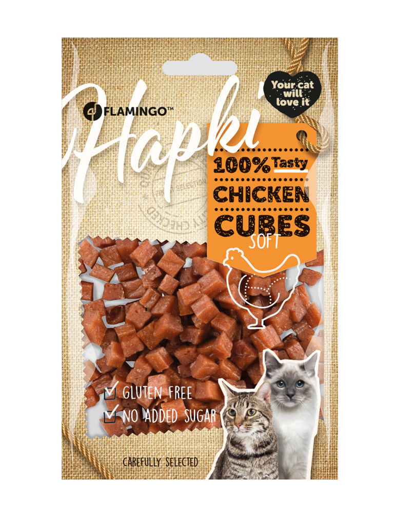 Hapki weiche Hühnerwürfel 85g Hapki weiche Hühnerwürfel 85g